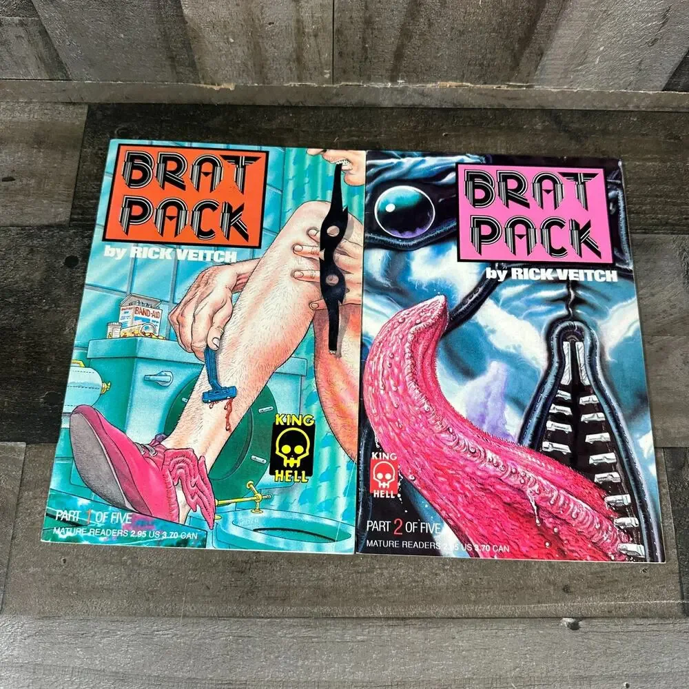 Bratpack #1 and #2 King Hell | Rick Veitch Brat Pack (August 1990).‎